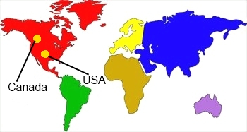 Albertosaurus Dinosaur Map - where did they live?