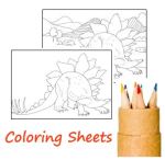 Dinosaur Coloring Sheets