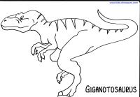 Giganotosaurus Dinosaur Coloring Sheets
