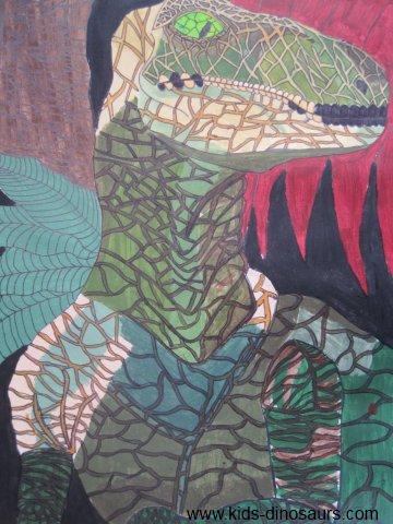 Dinosaur Illustrations - Velociraptor