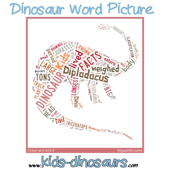 Dinosaur Word Activities