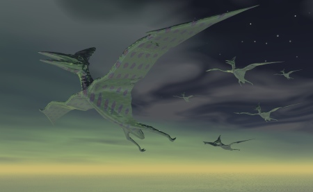 flying dinosaurs types