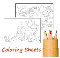 Dinosaur Coloring Sheets