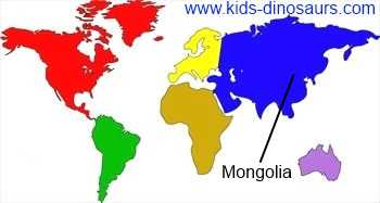 Protoceratops Map - Where did they live?