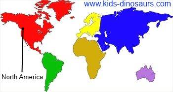 Ceratosaurus map - where it lived