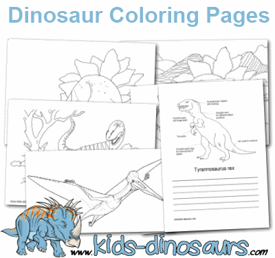 Dinosaur games - Dinosaur coloring pages