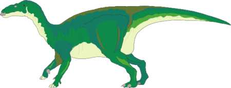 Iguanodon dinosaurs