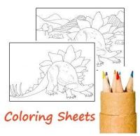 Stegosaurus Dinosaur Coloring Sheet